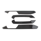 Set of 4 Black Interior Door Armrest Panel Covers for Jeep Wrangler JL (2018–2022)