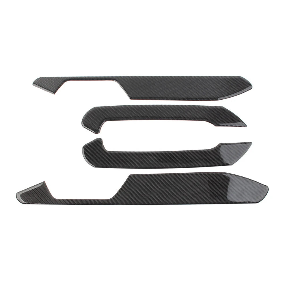 Set of 4 Black Interior Door Armrest Panel Covers for Jeep Wrangler JL (2018–2022)
