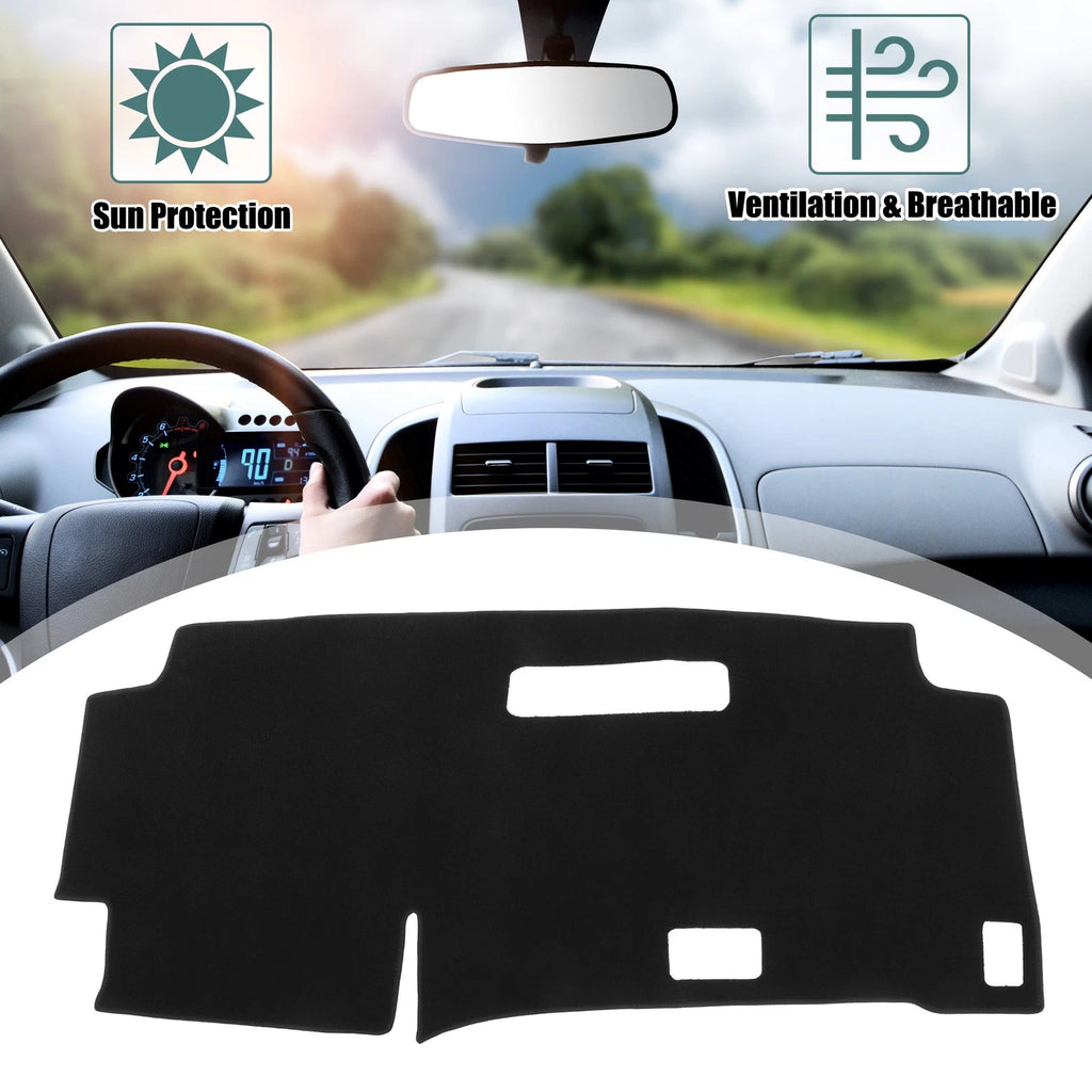 Dashboard Cover for Nissan Serena (2023) - Black Polyester Non-Slip Mat
