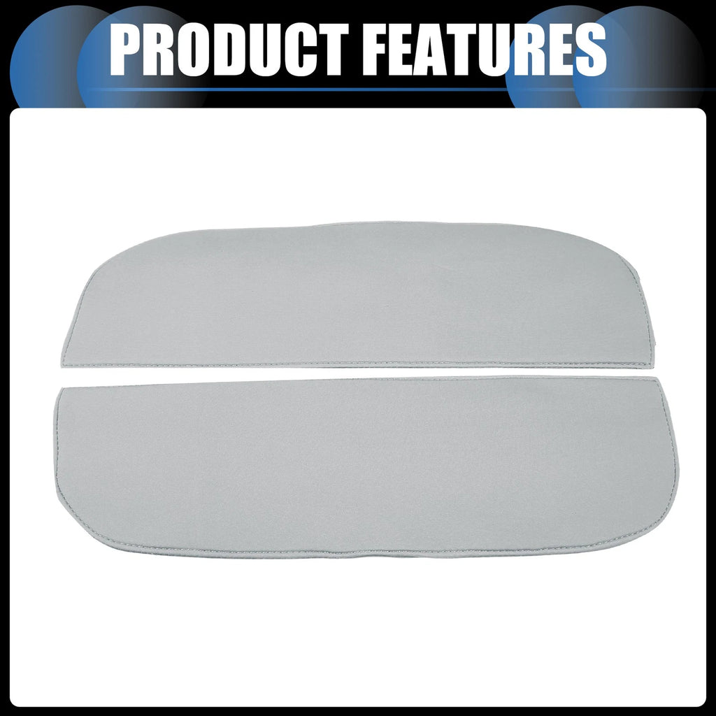 1 Pair Armrest Protector Cover Pad for BMW X5 X6 (2010–2018) Neoprene Gray