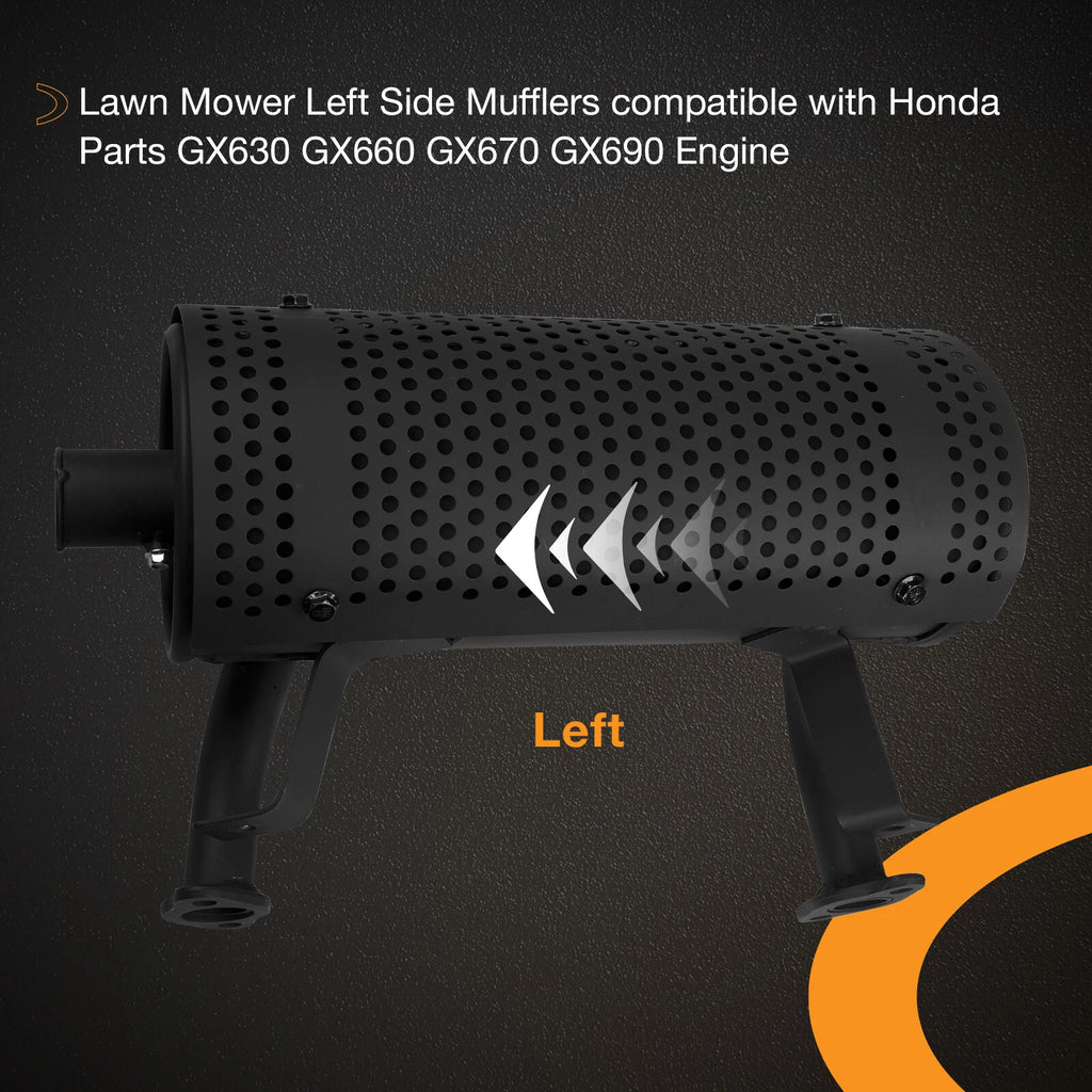Left Side Muffler for Honda GX630 GX660 GX670 GX690
