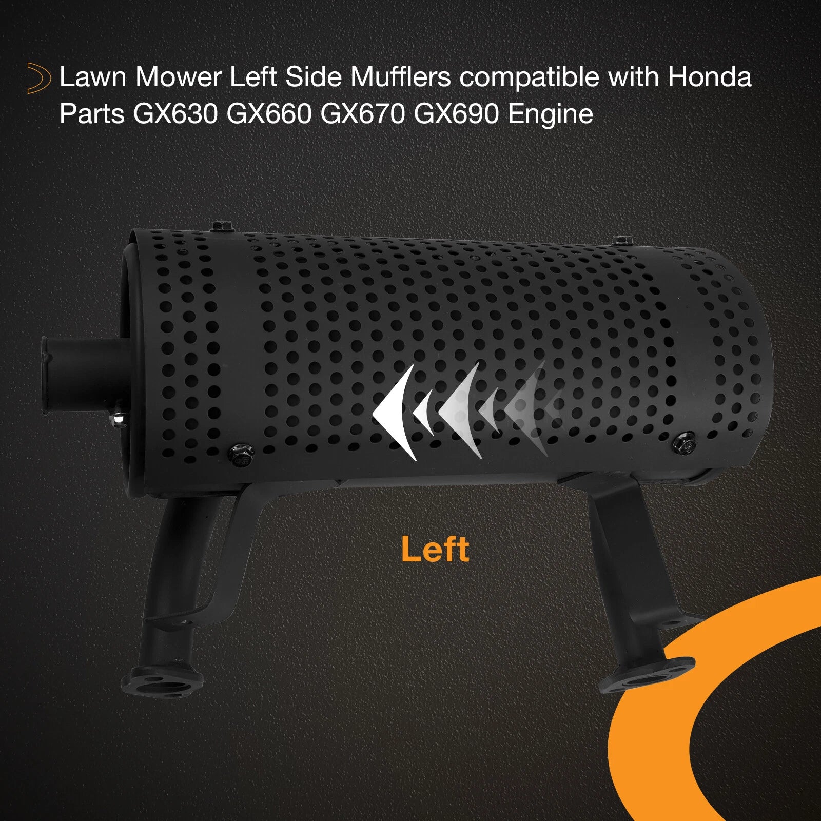 Left Side Muffler for Honda GX630 GX660 GX670 GX690