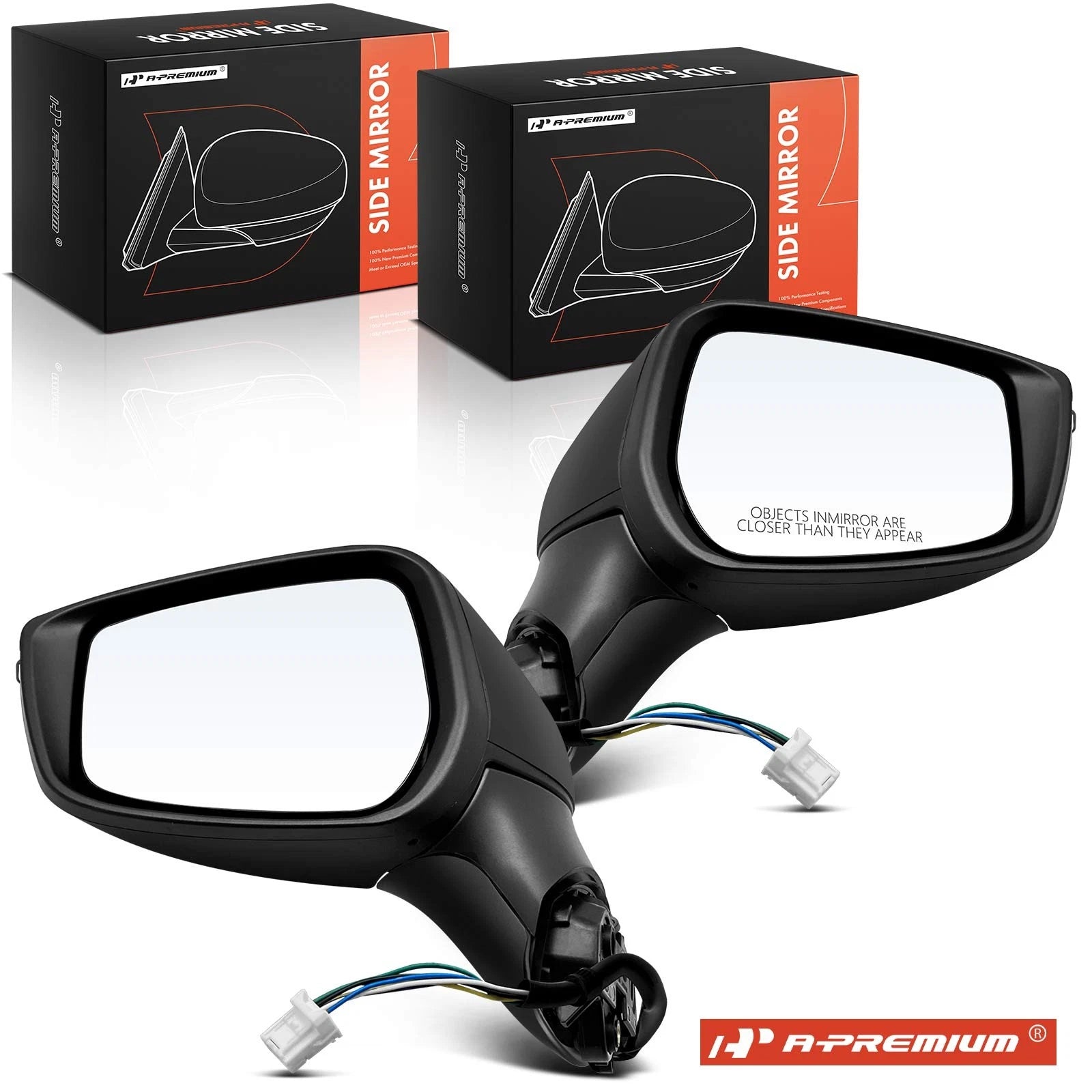 Pair Power Mirror Manual Fold Signal for Nissan Versa (2020–2022)