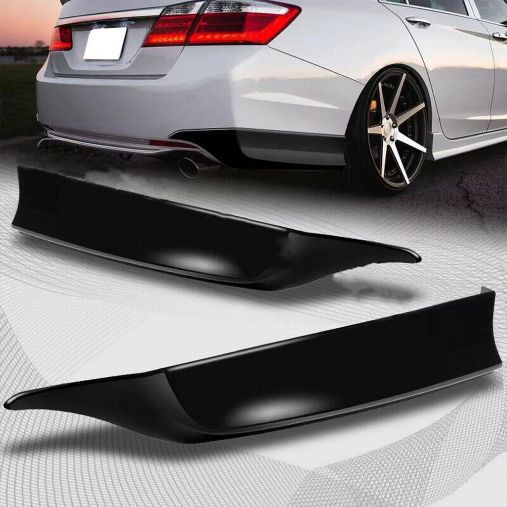 Set of 4 HFP-Style Front+Rear Bumper Spoiler Lip for Honda Accord (2013–2015)