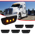 5pc Smoke Lens Amber LED Roof Clearance Marker Light for Kenworth T680 (2017–2023)