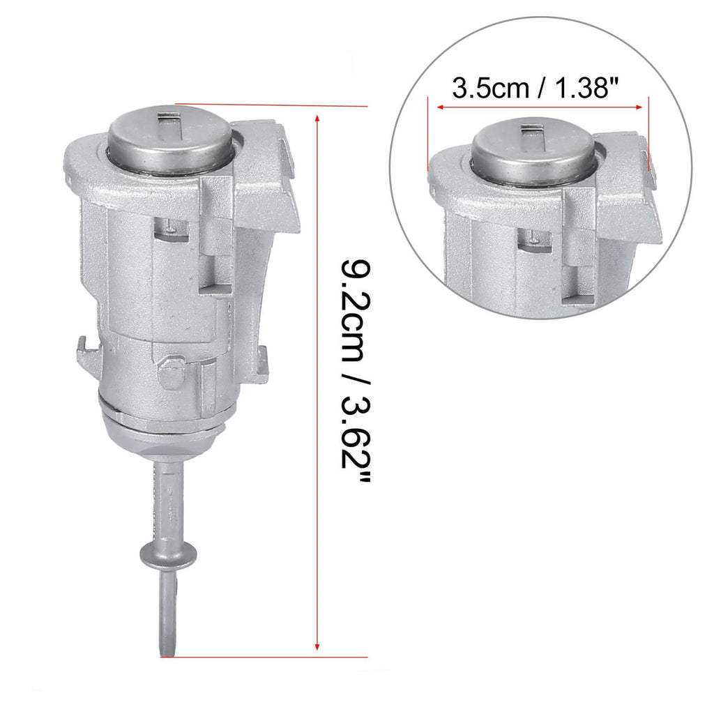 2X Door Lock Cylinder with 2 Keys 604837167 604837168 for Volkswagen Jetta (2011–2018)