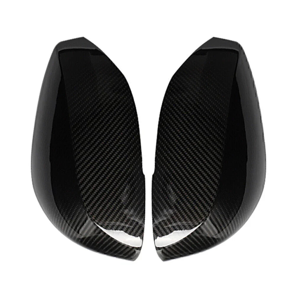 Carbon Fiber Side View Mirror Cover Caps for Infiniti Q50 Q60 Q70 QX30 (14-20)