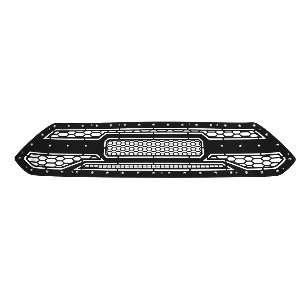 Upper Stainless Black Laser Cut Grille Insert for Toyota Tacoma (2012-2015)