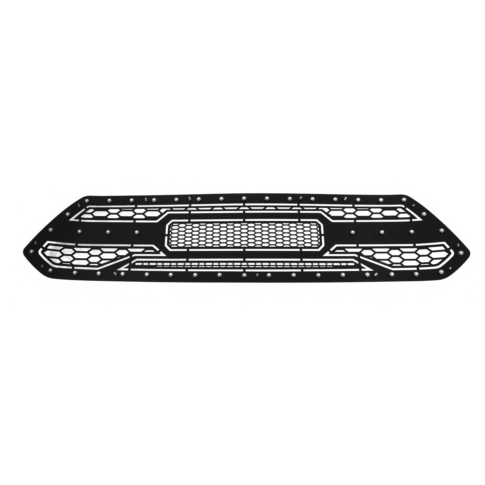 Upper Stainless Black Laser Cut Grille Insert for Toyota Tacoma (2012-2015)