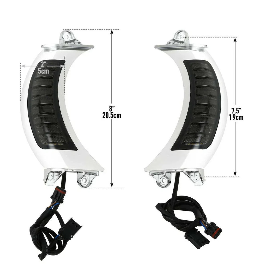 Headlight Fairing Vent Signals Marker for Harley Road Glide FLTRX (2015-2024)