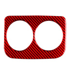 Rear Water Cup Holder Panel Cover Trim for Subaru WRX STI (2015–2021) Carbon Red
