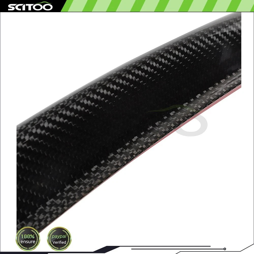 Glossy Carbon Fiber Spoiler for Mercedes W205 Sedan (2016–2020)