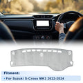 Dash Cover for Suzuki S-Cross MK3 (2022–2024) Flannel Gray