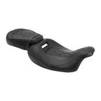 Black Driver Passenger Seats for Harley CVO Road Street Glide (2009–2023)