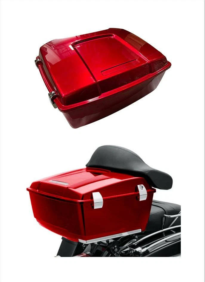 Tour Pak Trunk Luggage for Harley Electra Glide (1997–2013) - Red
