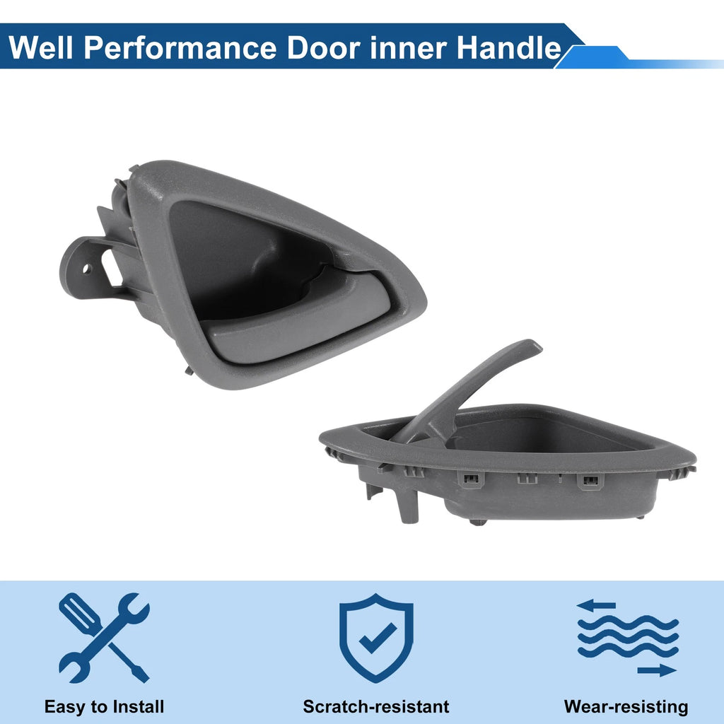 Front Driver Side Interior Door Handle for Chevrolet Sail (2010–2014) Gray