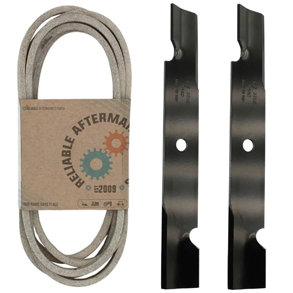 Blades & Belt Kit for Massey Ferguson (Replaces Lawn & Garden Belts)