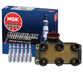 Denso COP Ignition Coil & NGK 6 Iridium IX Spark Plugs Kit for Ford 3.0L