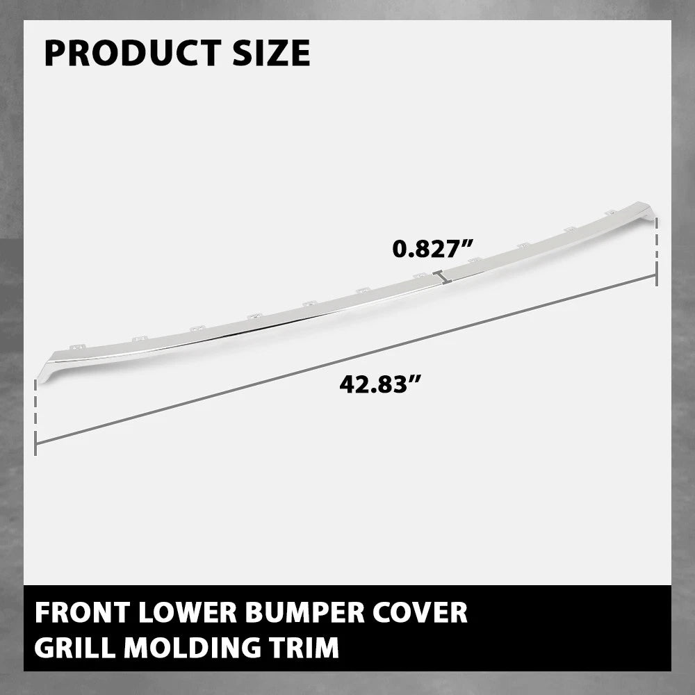 Front Lower Bumper Grille Molding Trim for Lincoln MKZ (2017–2020)