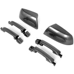 Magnetic Gray Mirror Cover & Door Handle Kit for Toyota Tundra Sequoia (2011–2022)