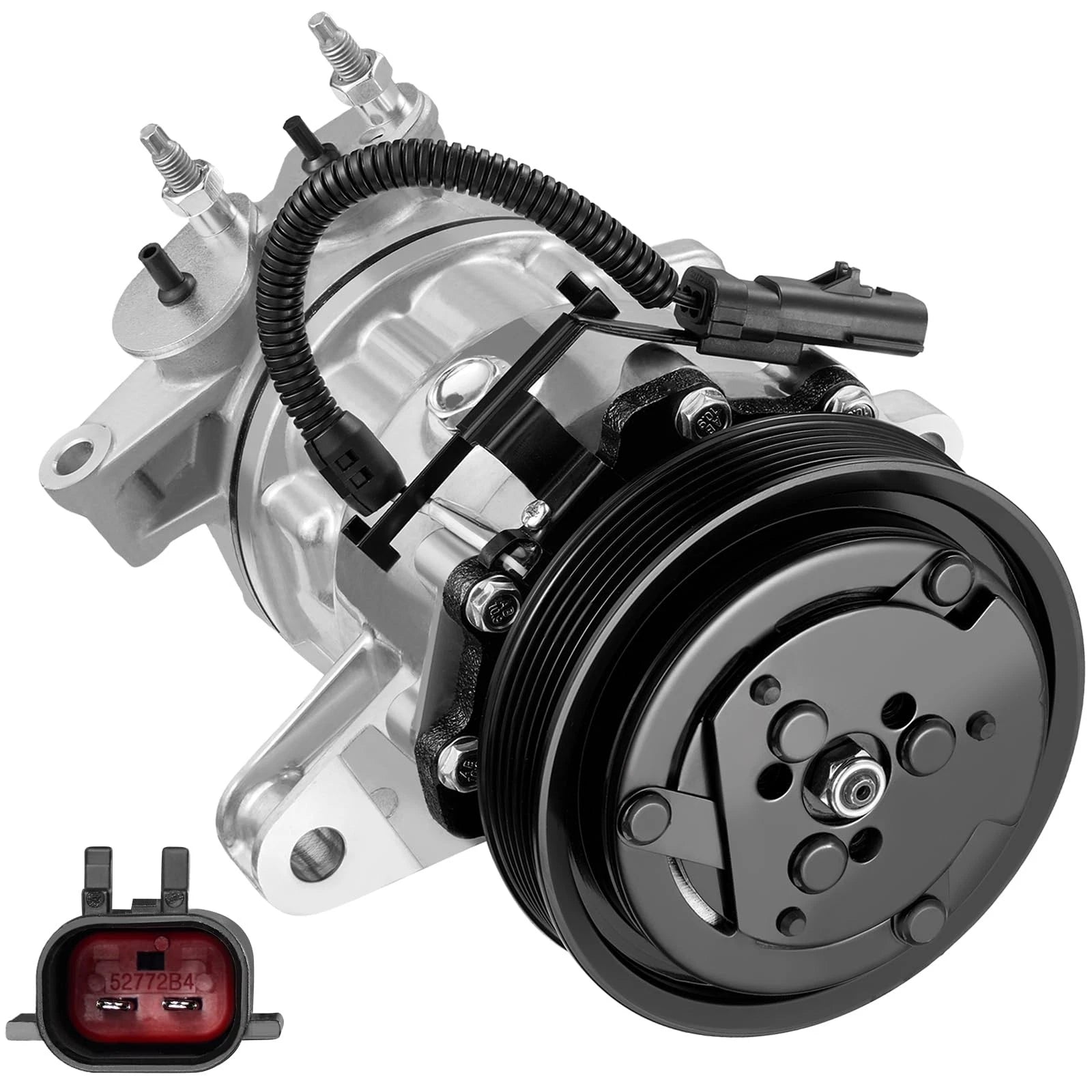 AC Compressor w/Clutch for Jeep Liberty (2002–2005) CO 4335C