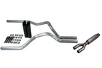 2.5" Dual Exhaust Kit for Ford F150 (2015–2020) with Glasspack Black Tip