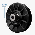 Drive Vgroove Idler Pulleys for Mower (Pair)