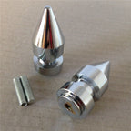 Chrome Spike Swingarm Spools 6mm for Yamaha FZ-1/FZ6 (2004–2013)