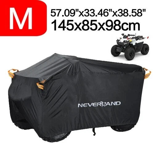 Heavy Duty Waterproof Tractor Cover for Riding Lawn Mower (57"x33"x38")