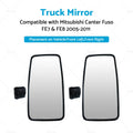 Truck Mirror for Mitsubishi Canter Fuso FE7 FE8 (2005–2011) 340x165mm
