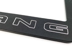 Engraved Billet Aluminum License Plate Frame for Ford Mustang (2015–2024)