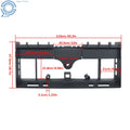 Heavy-Duty Pallet Fork Frame with Receiver Hitch for Skid Steer (US)