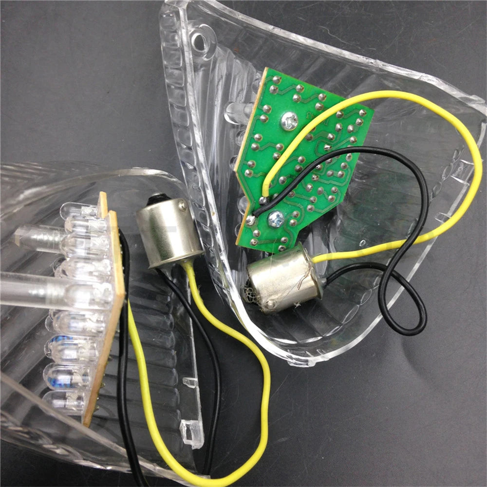Rear Turn Signal Lens Cover w/ LED for Suzuki GSXR1000 (2007–2009)