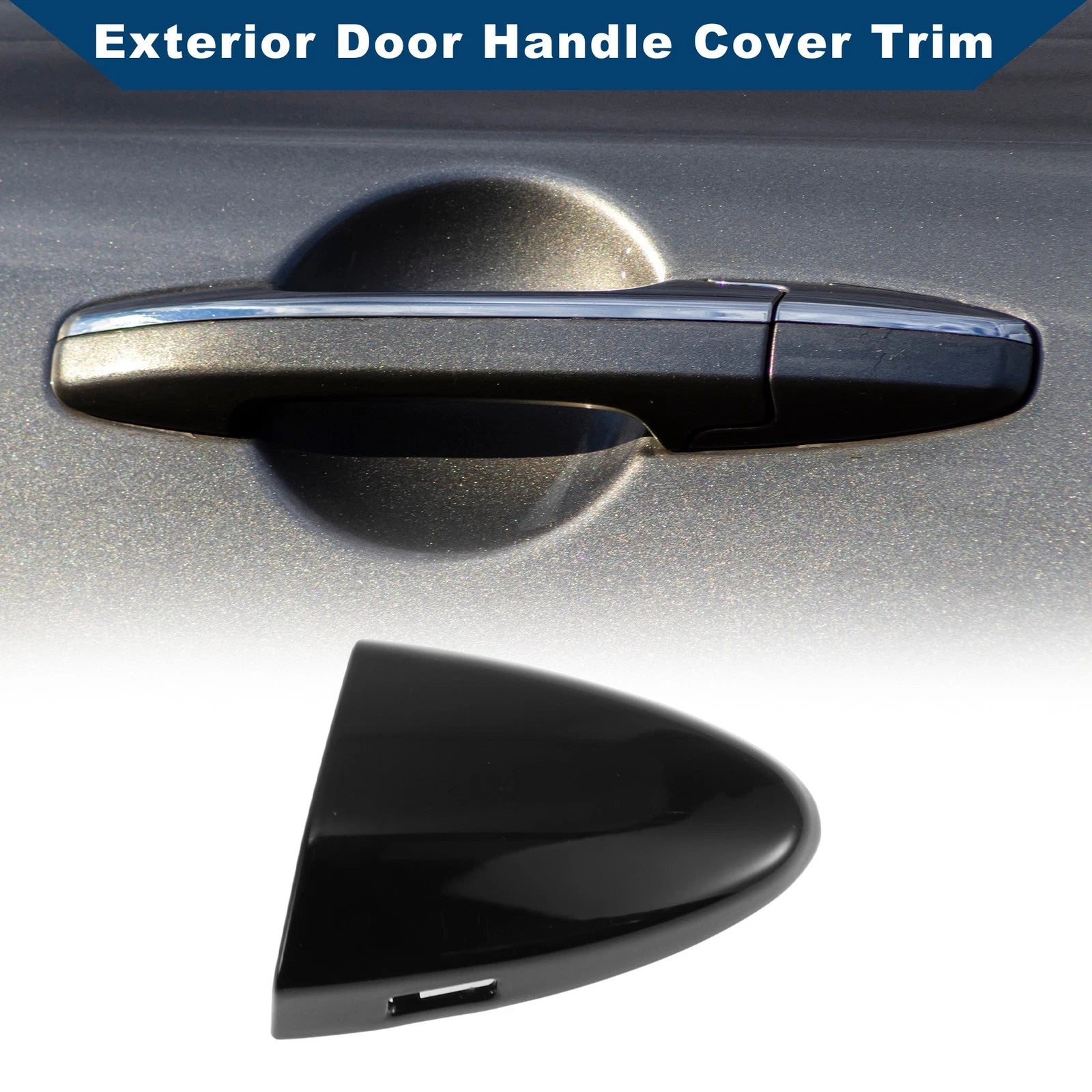 Exterior Door Handle Cover Trim for Lexus IS250 (2006–2013) Black ABS