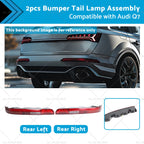 Set of 2 Rear Bumper Tail Light Lamp Assembly 4M0945096 for Audi Q7 (2016–2023)