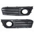 Pair Fog Light Grille Covers for Audi A4 B8 (2009–2012)