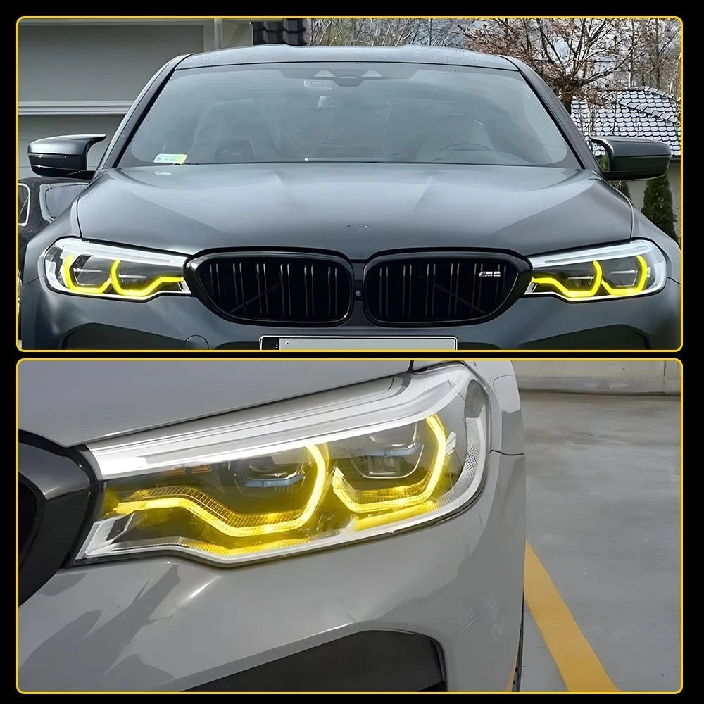 Yellow DRL LED Boards for BMW G30 530i 540i (2017–2021)