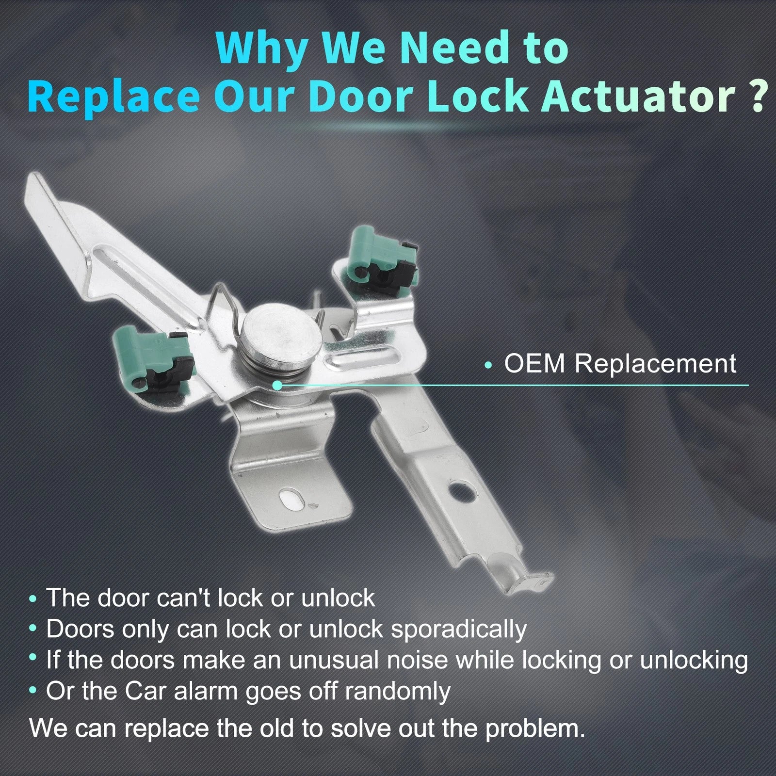 Rear Liftgate Door Lock Actuator Motor for Ford F-150 (1998–2004) No.F85Z9943170AA