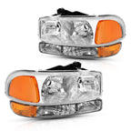 Headlights Bumper Lamps for GMC Sierra 1500 (1999–2007), Yukon XL (2000–2006)