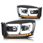 Chrome Housing Headlight with Amber Corner Signal for Honda Civic (1999–2000)