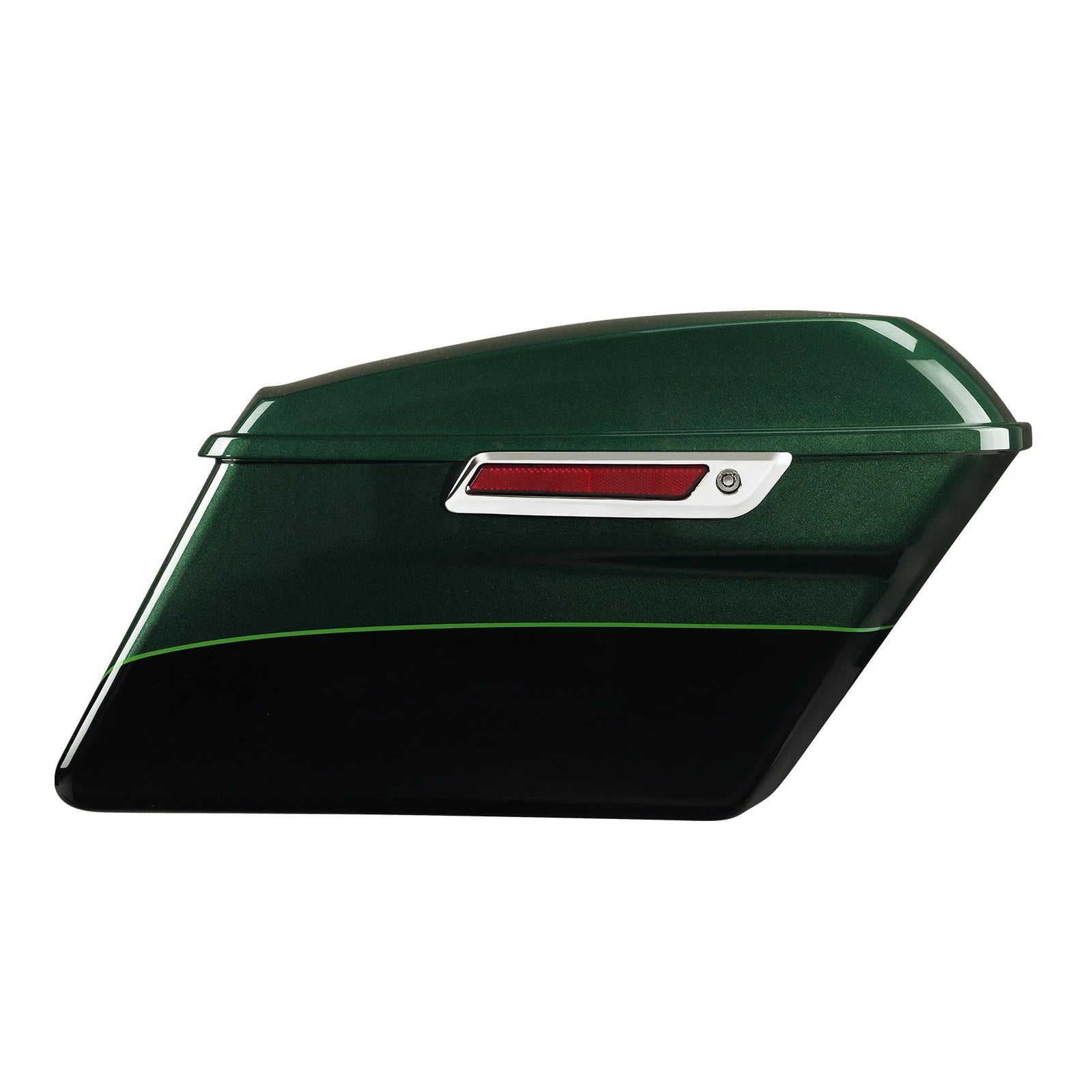 Hard Saddlebags for Harley Street Road Glide (2014–2025) Deep Jade Pearl/Vivid Black