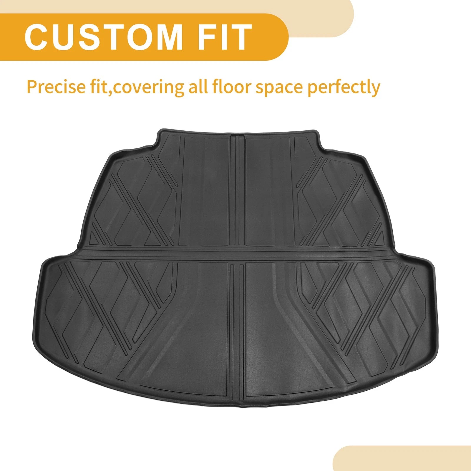 Cargo Liner Rear Trunk Mat for Toyota Corolla (2020–2024) TPE Diamond Pattern