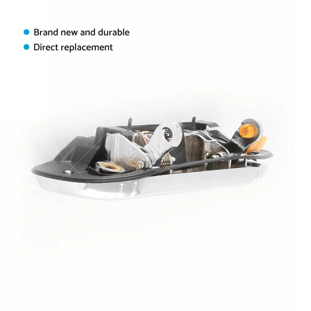 Chrome Outer Door Handle Kit for Mitsubishi Pajero (1991–1999)
