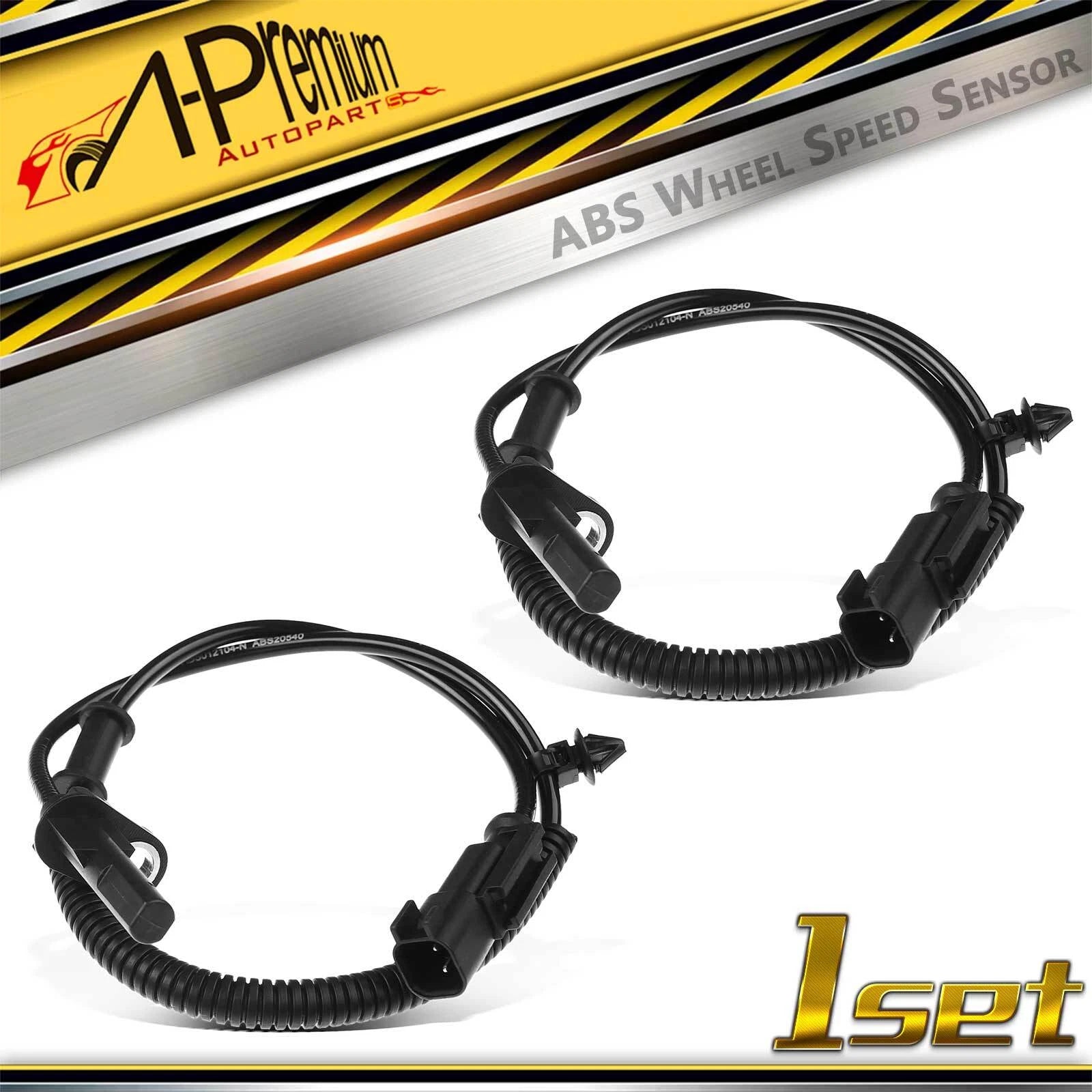 2X Rear ABS Wheel Speed Sensors for Ford Mustang (2011–2014)