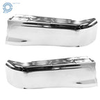 Set of 2 Chrome Rear Bumper End Caps for Ford F150 (2015–2020)