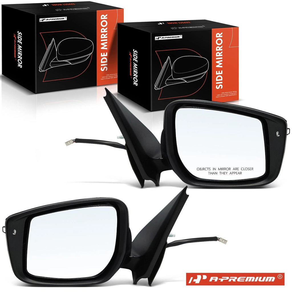 2X Power Adjust Side Mirrors for Nissan Versa (2014–2019)