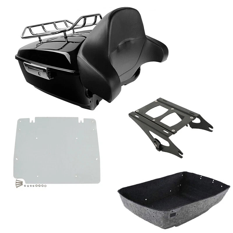 Trunk Pad Mount Rack Plate for Harley Touring Electra Road Glide (2014–2026)