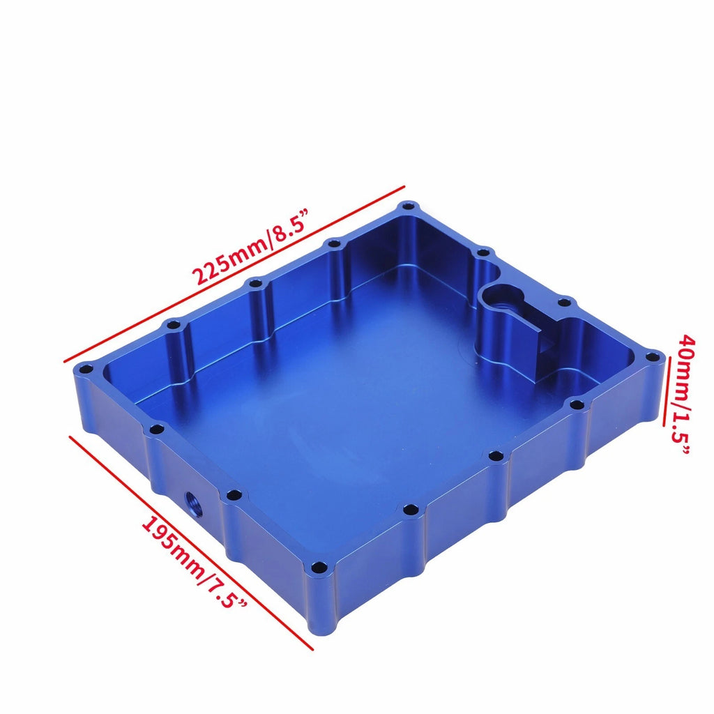 Blue Billet Low Profile Oil Pan Pick Up for Suzuki GSXR 600 750 1000 (2001–2005)