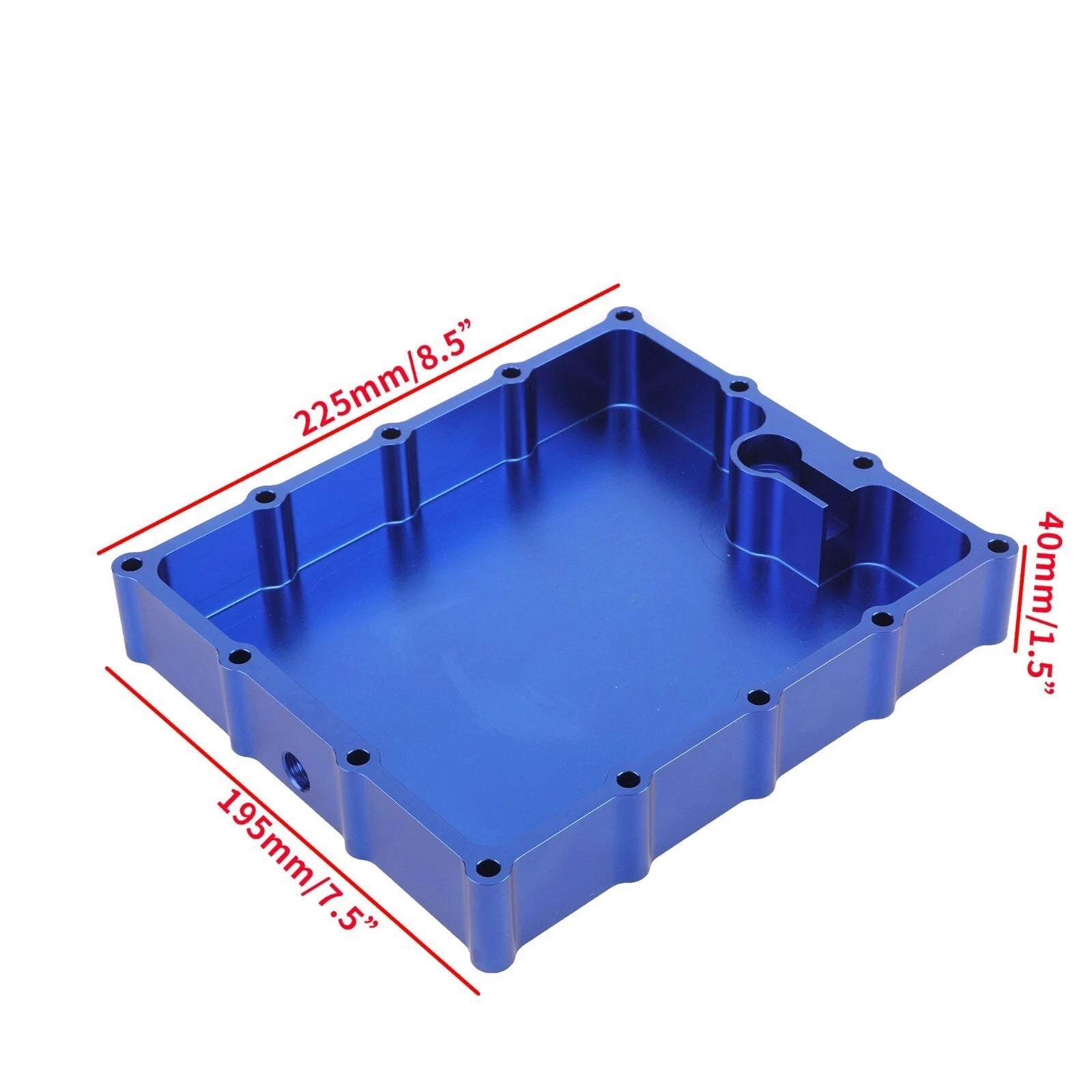 Blue Billet Low Profile Oil Pan Pick Up for Suzuki GSXR 600 750 1000 (2001–2005)