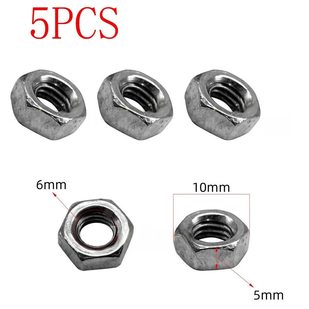 6mm Rotor Nut with 5mm Profile for Bosch GWS6-100 (2000–2023)